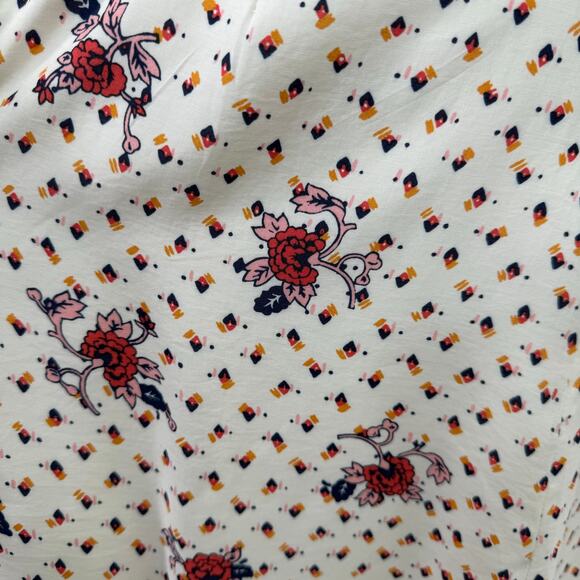 NWT Modcloth The Keyhole Story Dress Cream Floral Preppy Business Twee Size 8 - Picture 9 of 12